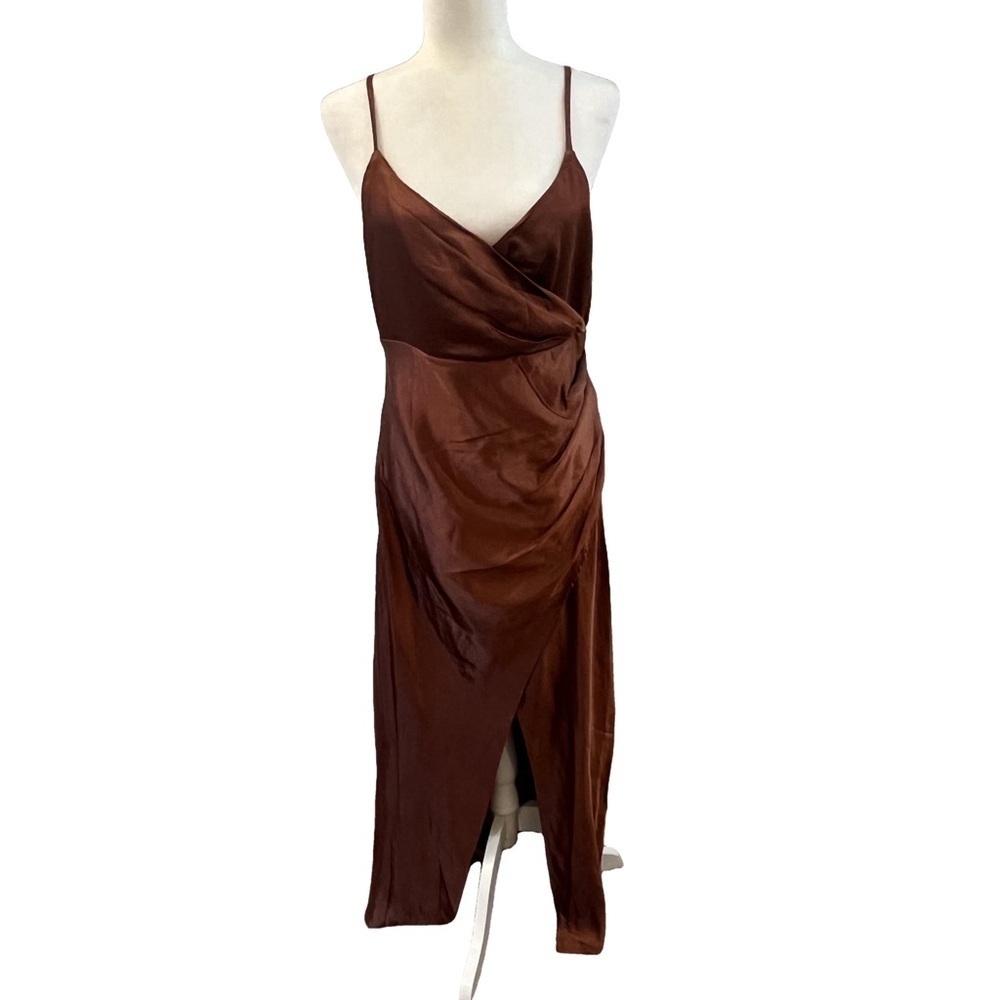 Elsa Midi Dress - Rust AU 14/ US 10 - Picture 2 of 6